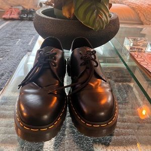 Dr. Martens 1461 SMOOTH LEATHER PLATFORM SHOES